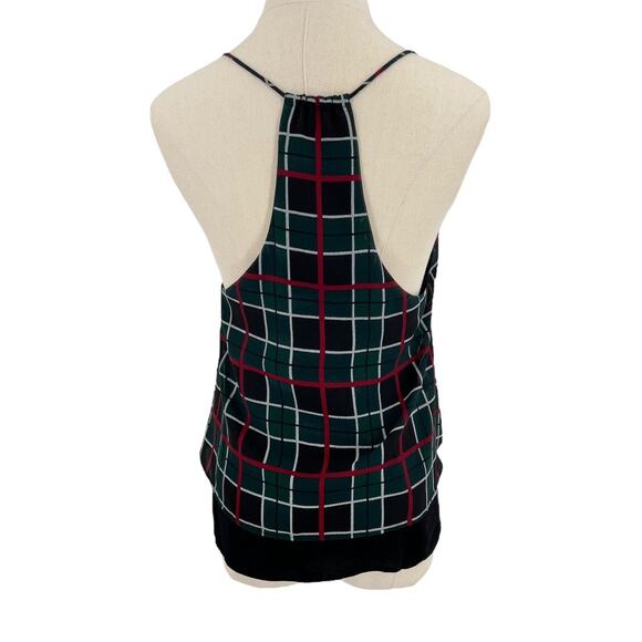 Lovers + Friends Poppy Cami Plaid Top Green Black Red Size S Small - Picture 8 of 11